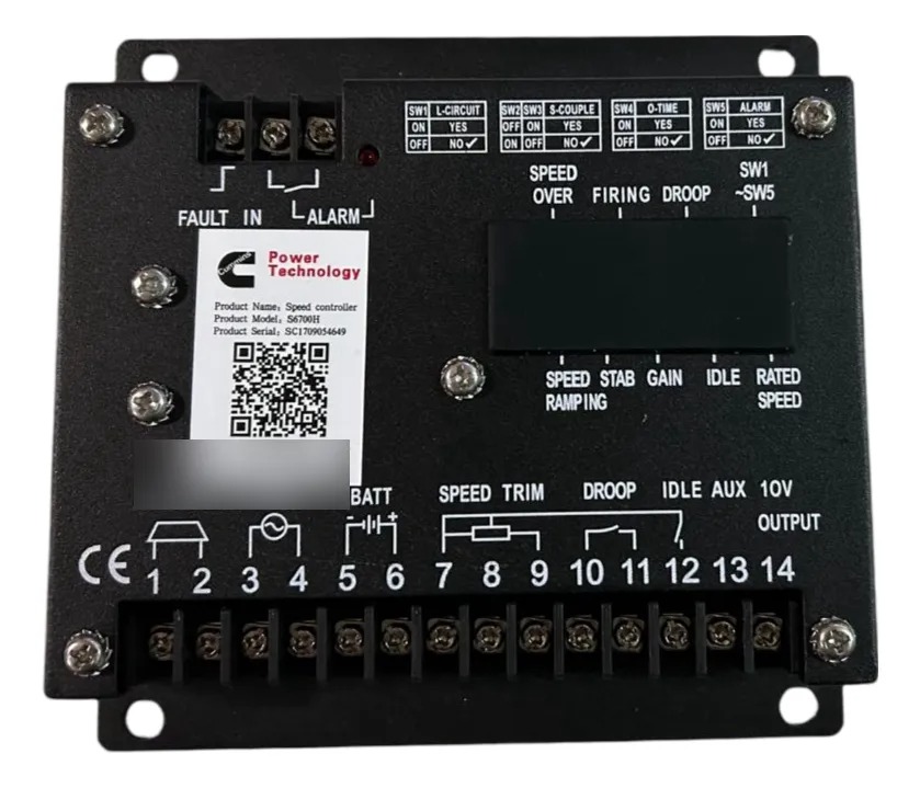 GOBERNADOR REGULADOR DE VELOCIDAD GRUPO ELECTROGENO S6700H