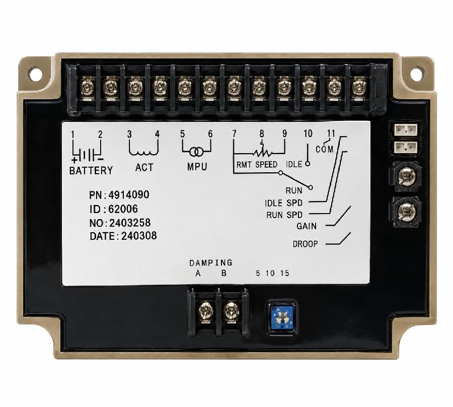 MODULO CONTROL DE VELOCIDAD GOBERNADOR/GOVERNADOR COMPATIBLE CUMMINS 4914090