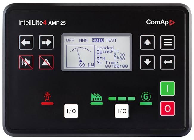 CONTROL PARA GRUPO ELECTROGENO Y ATS COMAP INTELILITE4  AMF 25